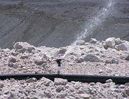 Mining impact sprinklers